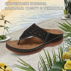 Sandales d'été européennes et américaines pour femmes, respirantes, à bout ouvert, à clipser, confortables, polyvalentes, à semelle épaisse, pour l'automne, transfrontalières - Product Image 2