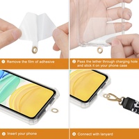 Sangle de téléphone portable en tissu à motif léopard tendance, cordon de cou, bracelet pour iPhone 11 Pro Max avec porte-clés
