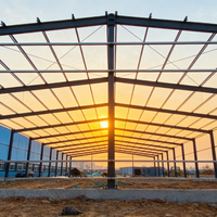 Bâtiment d'entrepôt préfabriqué en structure métallique, atelier préfabriqué en structure métallique, entrepôt en structure métallique personnalisé