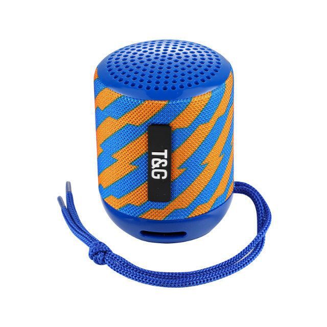 Bleu avec de l'orange