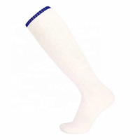 Instock Chaussettes de football de couleur unie noires pour femmes rouges bon marché bas prix