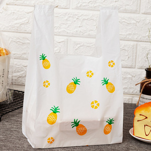 Bolsas de Plástico Personalizadas de Agradecimiento (11.5" x 6.5" x 21") (Blancas) - Bolsas para Comestibles, Compras, Restaurantes, Tiendas de Conveniencia - Product Image 6