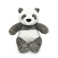 Panda en peluche noir et blanc super doux ours panda en peluche adorable panda en peluche pour décoration et cadeaux