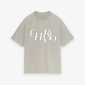 Camisetas de Running de Algodón 100% de Alta Calidad para Hombre, Diseño Gráfico Personalizado al por Mayor, 250 g/m², Camiseta de Lujo para Hombre - Product Image 1