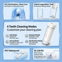 Irrigador Bucal Portátil OEM ODM, Resistente al Agua IPX7, Recargable, Eléctrico, de Viaje, Telescópico, Inalámbrico