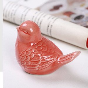 Vente chaude en céramique oiseau décoratif <span class=keywords><strong>petit</strong></span> oiseau en céramique artisanat pour la décoration de la maison - Product Image 2