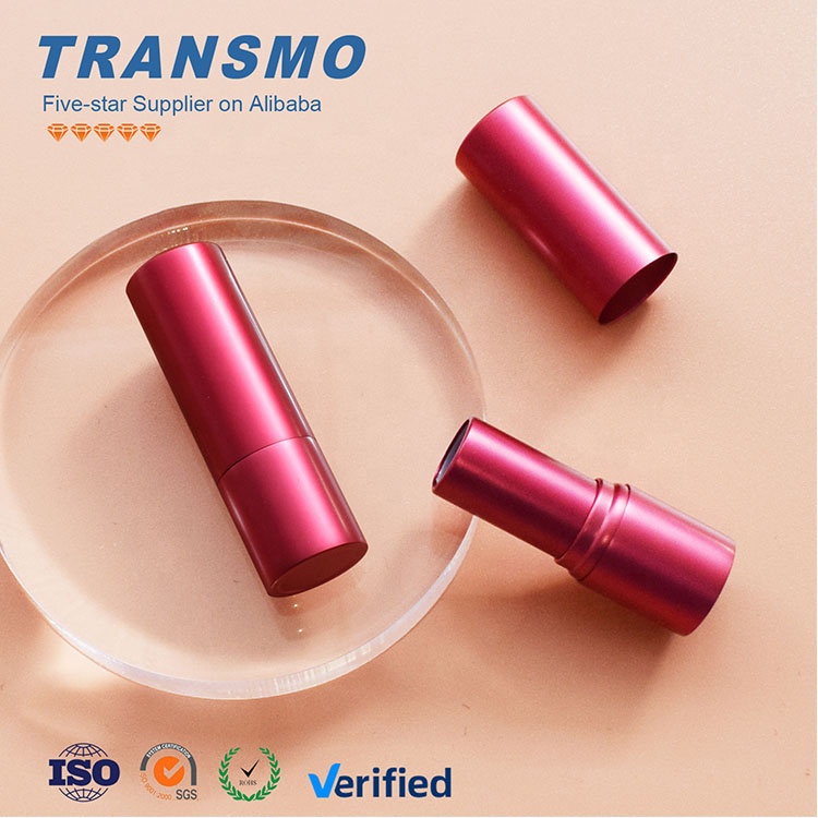 Алюминиевый пустой футляр для губной помады, Роскошный Металлический футляр для губной помады, oem, прозрачные матовые футляры для губной помады оптом