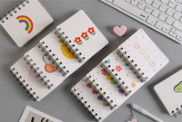 Couverture de bloc-notes en spirale imprimée taille A7 petit mini cahier de poche mignon