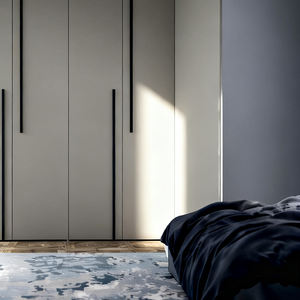 خزانة ملابس خشبية عصرية فاخرة من BOSNiE صديقة للبيئة سهلة التجميع بأبواب منزلقة بيضاء وسعة تخزين كبيرة - Product Image 3