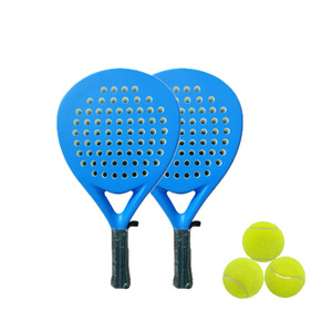 Chất lượng cao chuyên nghiệp sợi carbon padel vợt tùy chỉnh thể thao ngoài trời bãi biển TENNIS <span class=keywords><strong>RACKET</strong></span> với nylon Net EVA Grip - Product Image 5