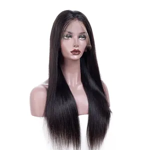Прямая поставка, прозрачный парик из натуральных волос, 150% прямые парики из натуральных волос, бразильские волосы, фронтальные парики для черных женщин