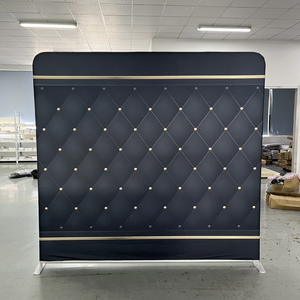 ฉากหลังผ้าพับได้สีเงินแบบยืดหยุ่น สำหรับงานแสดงสินค้าและงานอีเว้นท์ - Product Image 4