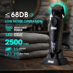 Dsp Electric Hair Clipper 2500mAh <b>Battery</b> <b>Led</b> Display Professional Salon Use - Product Image 1