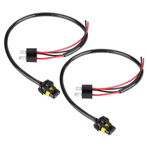 Kabel Adaptor Lampu LED 2-Pin Tahan Air 18AWG 12V Plug-and-Play IP67 untuk Lampu Kabut Mobil DRL - Product Image 3