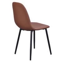 Échantillon Gratuit Chaise de Salle à Manger Nordique en Similicuir Style Luxe Moderne Personnalisée pour Restaurant