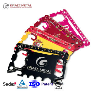 Personnalisation rapide 46 en 1 outil multifonctionnel créatif carte <span class=keywords><strong>de</strong></span> visite outil Gadget portefeuille carte multi-outils - Product Image 1
