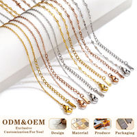 Delicado Collar Minimalista Personalizado con Cadena para Clavícula, Resistente al Agua y Sin Decoloración, Chapado en Oro de 18K, Joyería de Moda de Acero Inoxidable