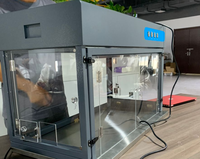 Meuble de laboratoire pour salle blanche sans poussière Ventilation verticale Cabinet à flux laminaire Banc de circulation d'air pour tête de découpe laser