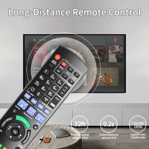 N2QAYB001046 N2QAYB000759 pour télécommande d'enregistreur <span class=keywords><strong>Blu</strong></span>-<span class=keywords><strong>ray</strong></span> <span class=keywords><strong>Panasonic</strong></span> de remplacement avec bouton NETFLIX, DMR-BCT73 - Product Image 3