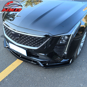 Adapté pour Cadillac CT5 25-26, finition de luxe, becquet avant noir brillant, PP, 3 pièces, accessoire extérieur de haute qualité - Product Image 2