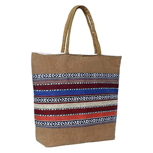 Bolsas Ecológicas de Yute con Estampado Completo, Fabricadas en India, Bengala Occidental, India - Product Image 4