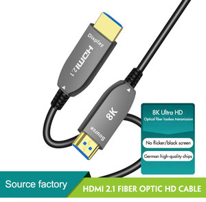 كابل HDMI V2.1 عالي السرعة فائق السرعة من Justlink 20 K و 8K و 60Hz و 4K و Hz و <span class=keywords><strong>AOC</strong></span> من الألياف البصرية للذكور إلى كابل HDMI للكمبيوتر الشخصي - Product Image 2