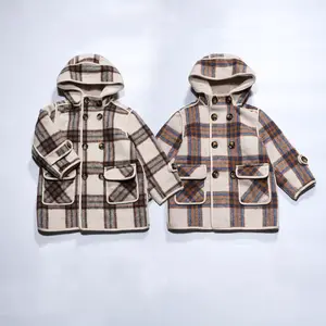 Schwere Kindermäntel Winterfleece Mädchen Winterjacke smart lässig Hoodie Pufferjacke Mädchen