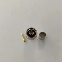 Connecteur coaxial RF mâle à sertir de type N droit, étanche, pour câble RG8U avec joint en caoutchouc, prix usine