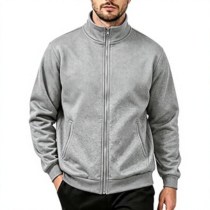Chaqueta de Invierno para Hombre, Impermeable, de Forro Polar Tejido, con Cierre, 100% Poliéster, Casual, Ligera, Cuello Alto Simulado, Manga Larga, para Actividades al Aire Libre, Directo de Fábrica - Product Image 2