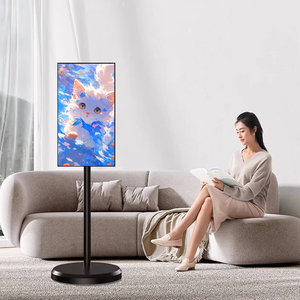 24 pollici Smart Android 13 HD 1080p portatile <span class=keywords><strong>TV</strong></span> LED bianco Touchscreen da palestra Monitor Live Streaming giochi in esclusiva marzo - Product Image 2