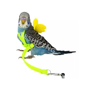 Tali Harness burung murah tali Budgie Cockatiel Macaw sedang kecil tali Harness burung Parrot dapat disesuaikan - Product Image 6