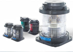 אור ניווט 12V עמיד למים אדום ירוק LED מנורת פונטון קדמית לסירה ימית לחומרה ימית - Product Image 5
