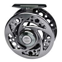 Topline grande tonnelle en aluminium moulinet de pêche à la mouche de haute qualité CNC Machine Cut Die Casting Technique pour la pêche en rivière
