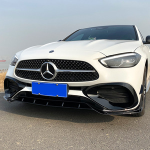 Amp-Z Mercedes-Benz C-Class W206 Front Lip Splitter Air Intake Body Kit Piano Black 2022+ AMG - Product Image 2