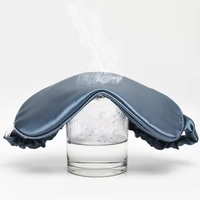 Masque de sommeil de voyage de luxe 100 % fibre de bambou avec sangle élastique, couleur et logo personnalisés pour la literie et les accessoires pour les yeux