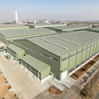 Atelier de Traitement de Structures Métalliques Préfabriquées Sur Mesure, Bâtiment d'Usine Métallique Robuste avec Support pour Pont Roulant