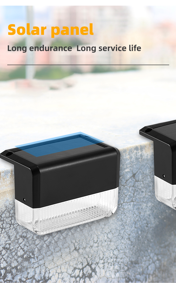 Polycrystalline Silicon Waterproof Fence Lights IP65 NI MH Battery 600MAH
