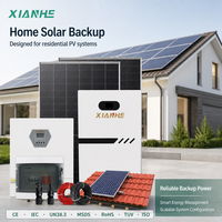 Système d'énergie solaire 16 kWh 314 Ah avec panneaux photovoltaïques, onduleur et stockage de batterie pour la sauvegarde à domicile