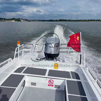 Vente en gros de bateaux de pêche en mer de 6.5m, tout en aluminium soudé, certifiés CE, pour yacht de luxe, bateau hors-bord de 21 pieds, vente de bateaux de pêche