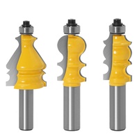 1/2 pouces ou 12mm tige ronde en carbure solide main courante routeur peu armoire porte haut ligne Cutter dentelle couteau outils de travail du bois