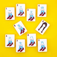 Ubin Mahjong Fantasi Cetak UV Mewah Baru dengan Bunga Poppy dan Ikon Warna-warni untuk Pertemuan Sosial Klub