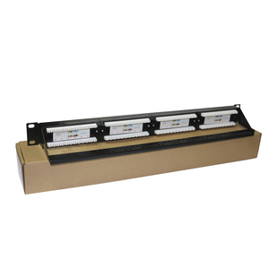 Panneau <span class=keywords><strong>de</strong></span> brassage en acier 1U <span class=keywords><strong>de</strong></span> 19 pouces avec 24/48 ports Cat6/Cat5 <span class=keywords><strong>RJ45</strong></span> Cat5e/6/6A Noir pour armoire <span class=keywords><strong>de</strong></span> serveur réseau - Product Image 4