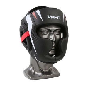 <strong>Full</strong> <strong>Protection</strong> Boxing Training Head Guard Thickened Imitation Leather Combat <strong>Helmet</strong> for MMA Fighting Gear - Product Image 3