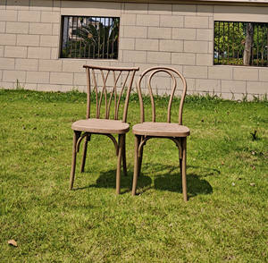 Venta al por mayor Apilable Cómodo Comedor Alquiler Boda Evento Silla Crossback Restaurante de madera Silla de sauce - Product Image 5