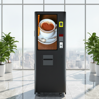 Machine à café chaude et glacée populaire en Europe, distributeur automatique de café à monnayeur Coinskaffeautomat Mnzen à vendre