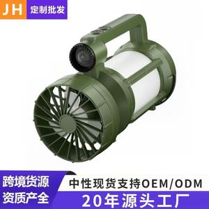 Solar Powered Outdoor Camping Fan Light Led Rechargeable Portable Multi Functional Emergency Tent Light - Product Image 4