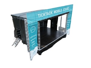 Remorque de scène mobile hydraulique TL50 pour concerts, événements musicaux, évangelisation en église, production en direct, <span class=keywords><strong>croisade</strong></span>, etc. - Product Image 1