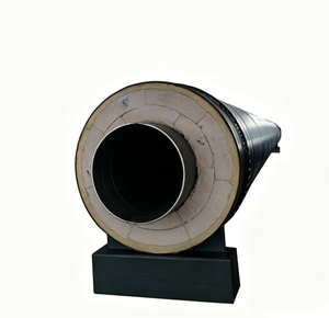 Tuyau en acier isolé pour vapeur, conforme aux normes ASTM A53 Gr.B API 5L, avec enveloppe en tôle galvanisée pour alimentation à haute température - Product Image 1