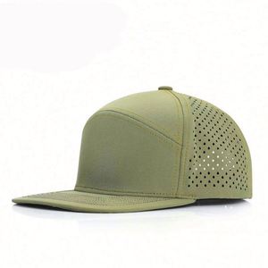 Gorra de Béisbol Deportiva de Alta Calidad para Exteriores, Impermeable, con Cierre a Presión, con Orificios Cortados con Láser, de 7 Paneles - Product Image 6