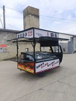 Tricycle mobile à trois roues en acier inoxydable, alimenté à l'essence, pour la vente de glaces et de restauration rapide, avec garantie de 2 ans, à vendre